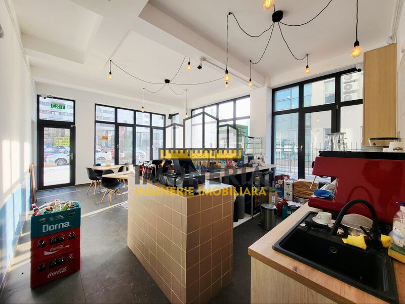 Mihai Bravu Cafe/ pizzerie stradala-dotari full- 100m metrou Mihai Bravu- posibilitate terasa