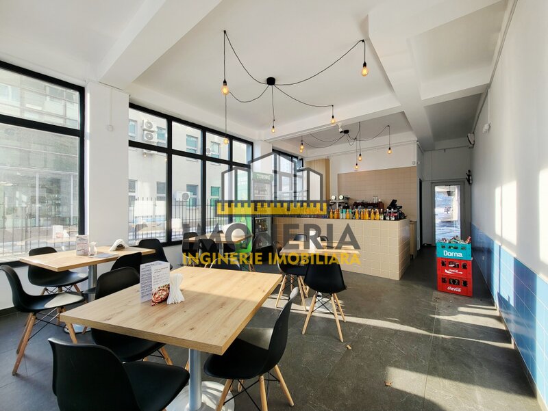 Mihai Bravu Cafe/ pizzerie stradala-dotari full- 100m metrou Mihai Bravu- posibilitate terasa