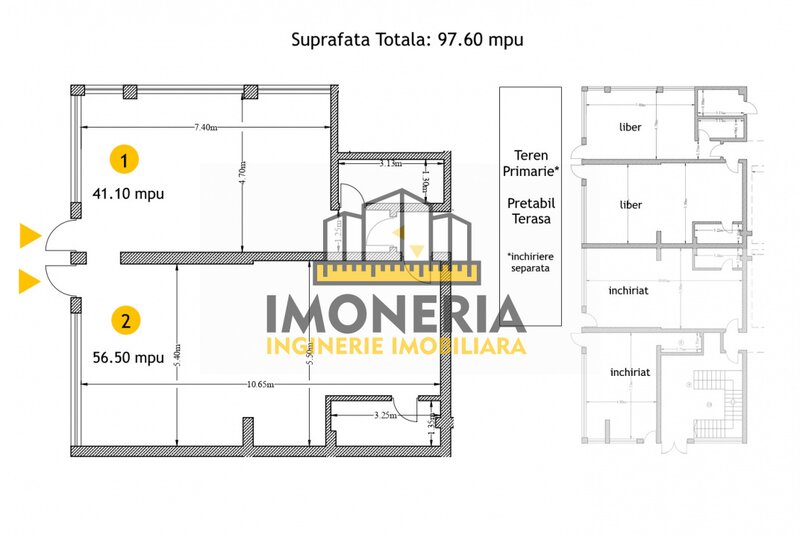 Mihai Bravu Cafe/ pizzerie stradala-dotari full- 100m metrou Mihai Bravu- posibilitate terasa