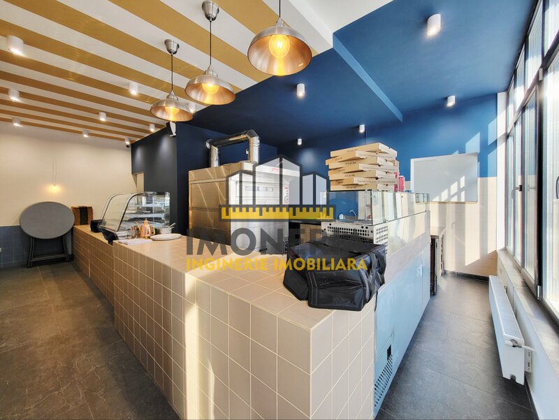 Mihai Bravu Cafe/ pizzerie stradala-dotari full- 100m metrou Mihai Bravu- posibilitate terasa