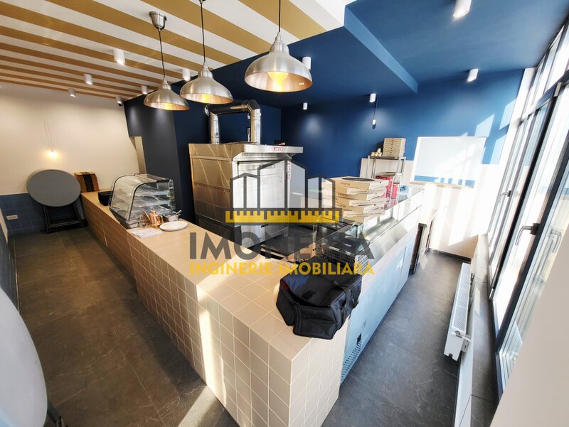 Mihai Bravu Cafe/ pizzerie stradala-dotari full- 100m metrou Mihai Bravu- posibilitate terasa