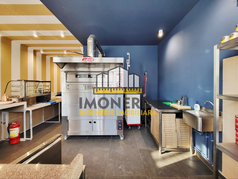 Mihai Bravu Cafe/ pizzerie stradala-dotari full- 100m metrou Mihai Bravu- posibilitate terasa